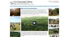 Desktop Screenshot of cotswoldsriding.co.uk