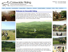 Tablet Screenshot of cotswoldsriding.co.uk